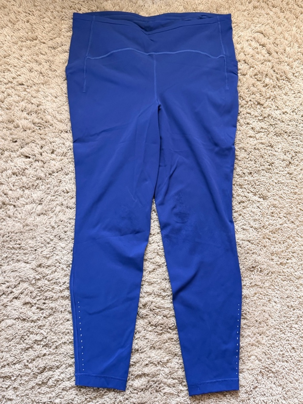 lululemon athletica Royal Blue 7/8 length Leggings size 16